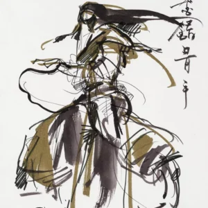A Path to Glory – Jin Yong's Centennial Memorial • Limited Edition Sketches Fine Art Print Signed by Ren Zhe (I)