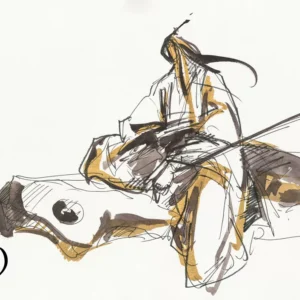 A Path to Glory – Jin Yong's Centennial Memorial • Limited Edition Sketches Fine Art Print Signed by Ren Zhe (IV)