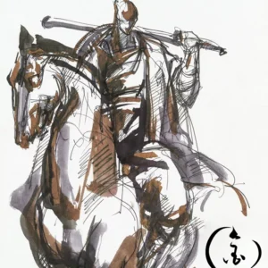 A Path to Glory – Jin Yong's Centennial Memorial • Limited Edition Sketches Fine Art Print Signed by Ren Zhe (V)